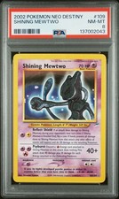 2002 POKEMON NEO DESTINY #109 SHINING MEWTWO PSA 8 on eBay
