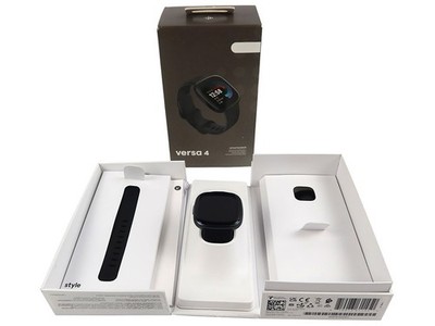 FITBIT VERSA 4 1.58'' AMOLED BLUETOOTH GPS NFC SMARTWATCH GRAPHITE BLACK 6514032