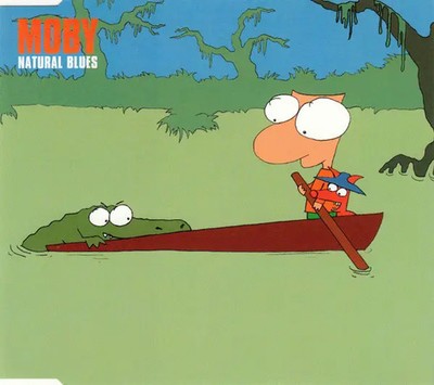 CD SINGLE Moby Natural Blues Mute