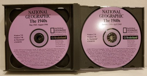 National Geographic Interactive CD-ROM, The 1940s, Broderbund, Pre-owned - Picture 3 of 4