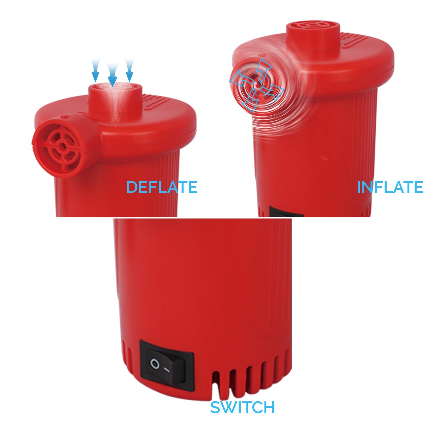 XPOWER AP-1031 Multi-function Air Pump Fan Inflatable Camping Bed Mattress Pool