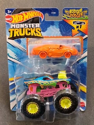 Hot Wheels RODGER DODGER MONSTER TRUCKS +Zusatzauto versichert und Kombiversand!
