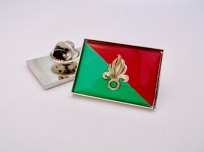 France Legión Extranjera Francesa Bandera Pin de Solapa Corbata