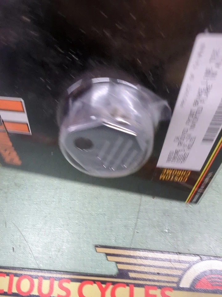 Camiseta de línea de freno delantero acanalada cromada personalizada 98650 3/8-24 Foto 2 de 4