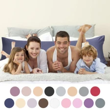 PiccoCasa Satin Body Pillow Cover Long Pillowcases Silky Cooling for Hair Skin