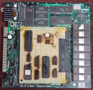 Rare Taito Kageki prototype Arcade Game Circuit board Jamma Pcb proto board top