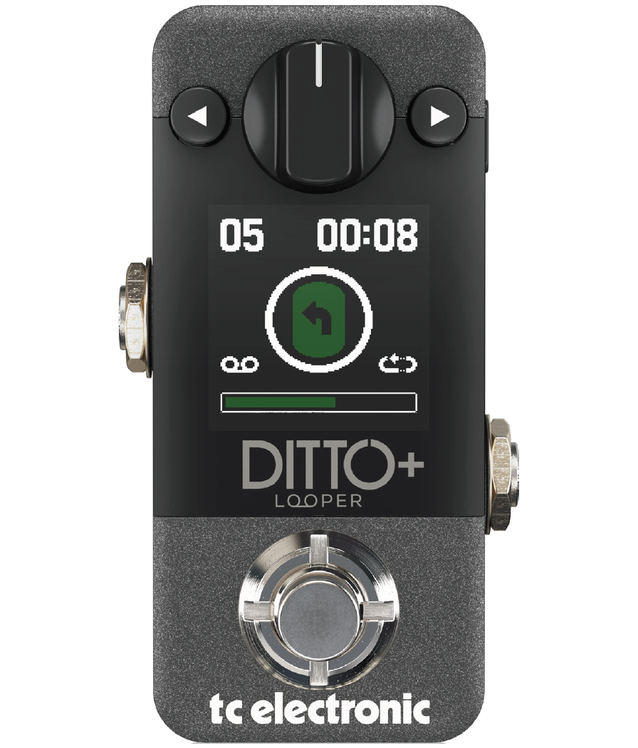 TC ELECTRONIC DITTO+ PLUS LOOPER EFFETTO LOOPER NEXT GEN A PEDALE PER CHITARRA C