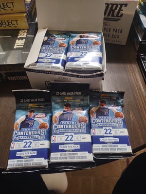 2020-2021 Panini Contenders Basketball Cello Value Fat Packs(2) 