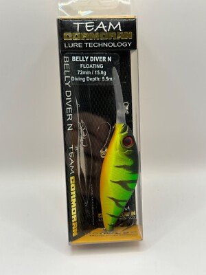 Team Cormoran Belly Diver N /  7,2cm 15,0g Floating, Wobbler