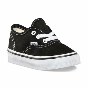 black authentic vans size 6