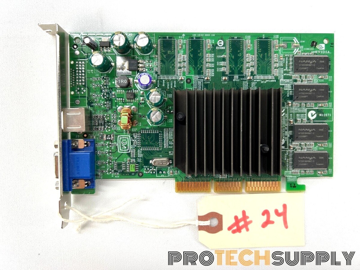 NVIDIA GeForce FX5200 128Mb Video Card GPU 8911-020 with WARRANTY 