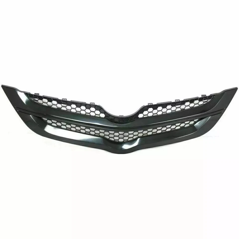 New Front Bumper Upper Lower Grille & Fog Light Cover For 2007-2008 Toyota Yaris Foto 3 de 4
