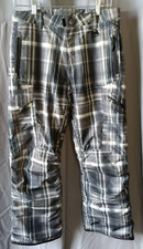 Boulder Gear Ski Pants Gray/White Plaid Kids XL