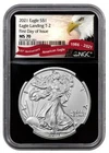 2021 NGC MS 70 Type-2 American Silver Eagle in 35th Anniversary Black Label