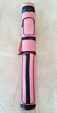 Pink 2x2 McDermott Hard Pool Cue Case, Oval, Billiard Case, 75-0913