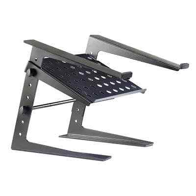 Stagg DJS-LT20 Profi DJ Laptop Desktop Ständer mit unterer Stützplatte