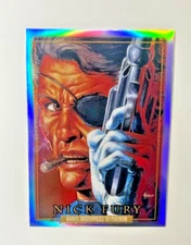 2024 Skybox Marvel Masterpieces 1992 Platinum NICK FURY Rainbow #64