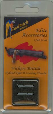 GasPatch Models 1/48 VICKERS MACHINE GUN with HYLAND TYPE B LOADING HANDLE (2)