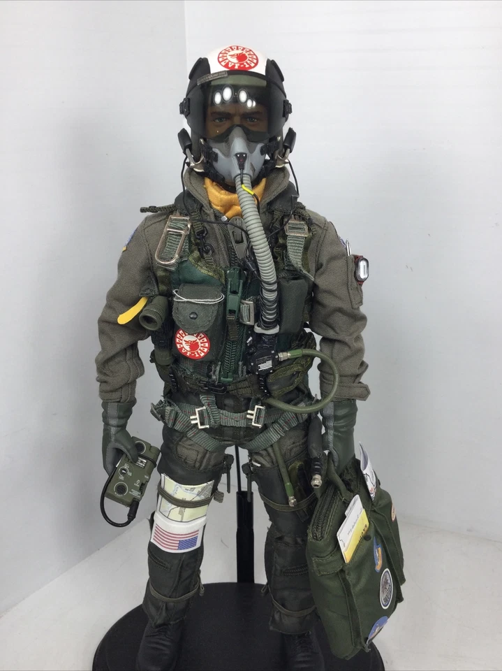 1/6 BBI US NAVY F-14 VF-1 "TOP GUN" MODERN FIGHTER PILOT +STAND DID DRAGON 21 - Image 4 of 4