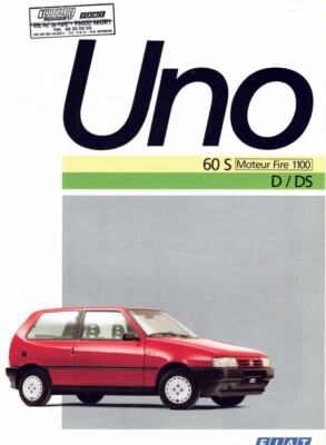Catalogue Brochure Fiat Uno 60D / 60D/DS 12/1991 France - Photo 1/2