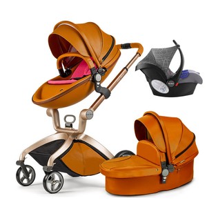 Details About Hot Mom Baby Stroller 3 In 1 Travel Bassinet Combo High View Pushchair Car Seat