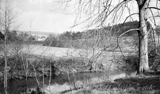 Old B/W Photo Negative Woolbeding West Sussex Village Scene 1949 Copyright M280
