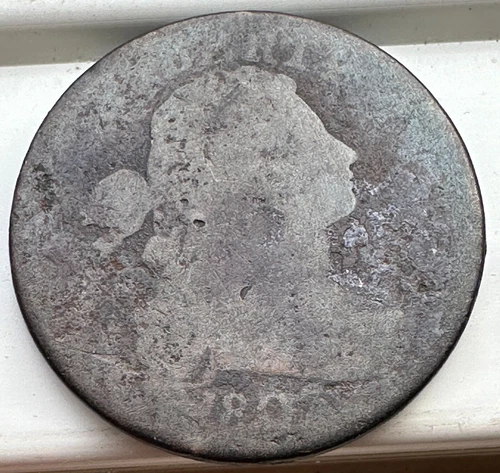 1807 Draped Bust Large Cent — photo from the most recent tracked eBay sale