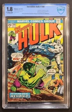 INCREDIBLE HULK #180 CBCS 1.8 1ST WOLVERINE *MARVEL VALUE STAMP MISSING*