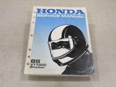 1986 HONDA SHADOW VT700C MANUAL PDF visual data 6