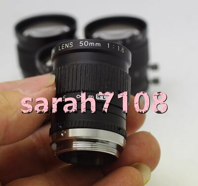 1PC USED Myutron HS5018J TV LENS 50/1.8 2/3' C port industrial lens #YY