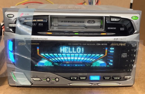 Alpine CDA-W550 CD Player In Dash Receiver for sale online  