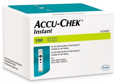 ACCU-CHEK INSTANT 100 Streifen Strips GLUCOSE-MESSSTREIFEN EXP: 2024/12