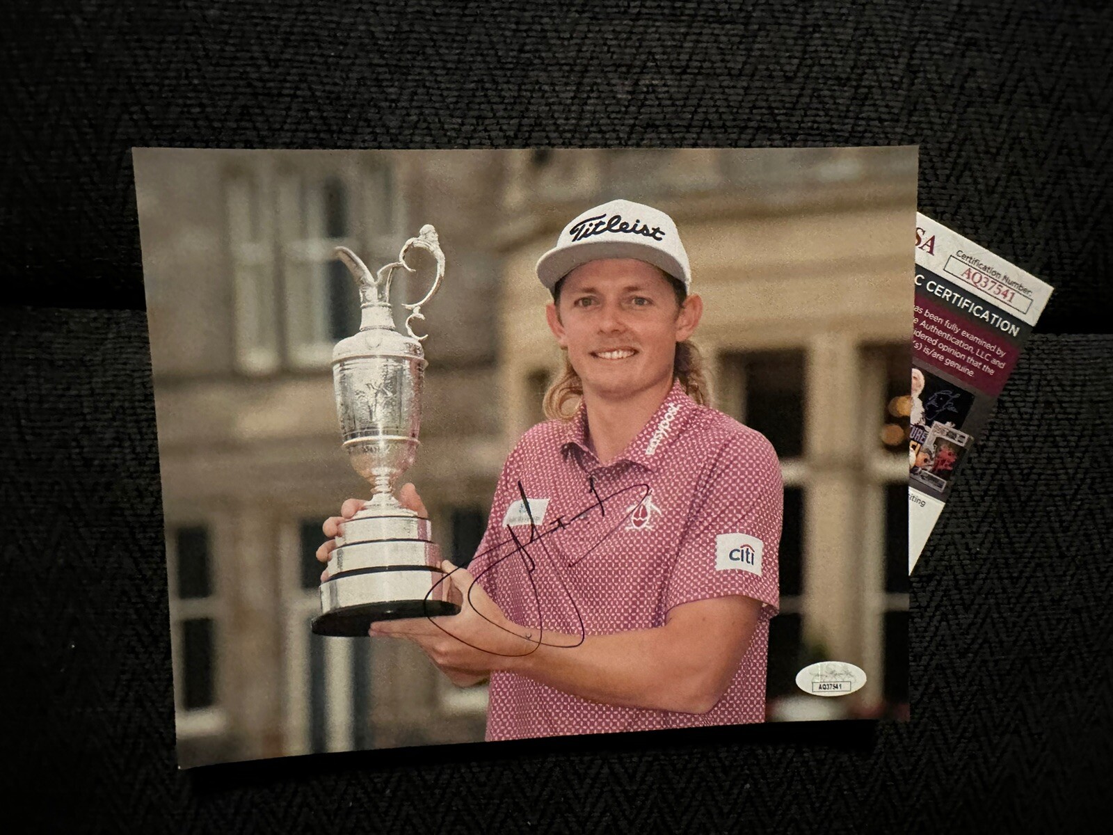Cameron Cam Smith Liv Golf Signed 8 X 10 Photo JSA Authenticated COA 2022 Open 