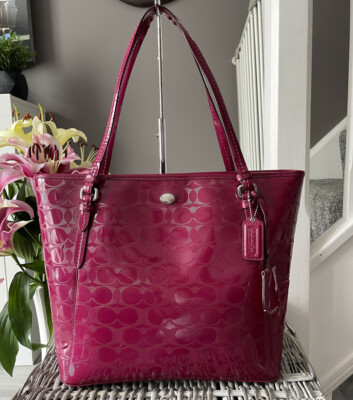 Schöne COACH ROSA Tasche, Schultertasche Lackleder