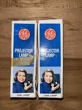 Qty. 2 CAJ GE Projector Lamp Projection Light Bulb CAC 120v 50W NOS VTG