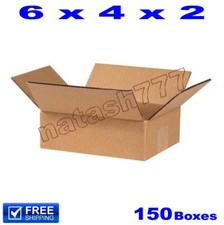150 - 6x4x2 Cardboard Boxes 32ECT Mailing Packing Shipping Box Corrugated Carton