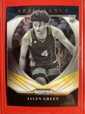 Jalen Green  2021-22 Panini Prizm Draft Picks Brilliance #9 Rookie RC