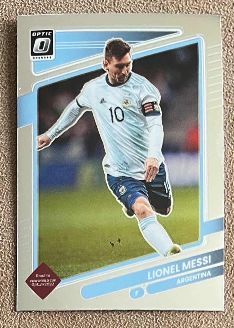 Lionel Messi 2021-22 Panini Donruss Optic Chrome #1 Lionel Messi 2021-22 Panini Donruss Optic Chrome #1