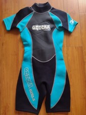 Gotcha Gear Gotcha Girls Shorty Wet Suit Women's Size 5/6 80 Neoprene 20 Nylon