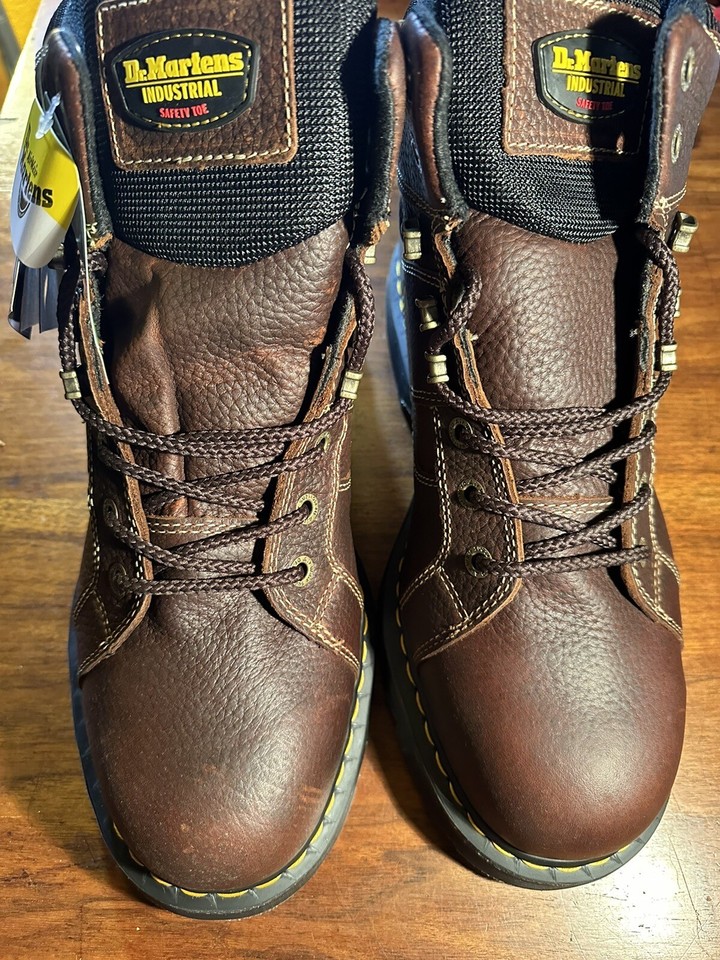 NWT Dr. Martens Ironbridge Mens 15 Industrial OSHA Steel Toe Work Boots