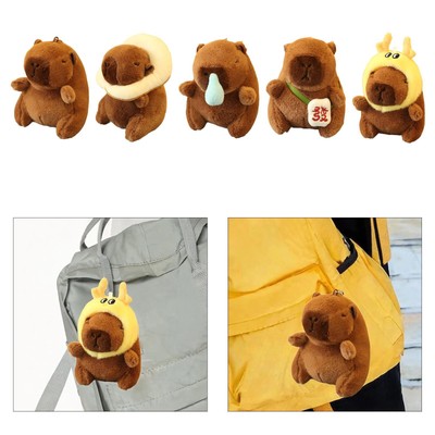 Capybara Plüschtier Schlüsselanhänger Kuscheltier für Frauen Freunde Familie