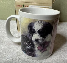 Dog Kitten Coffee Tea Mug Cup With Box Inspirational   Leanin Tree