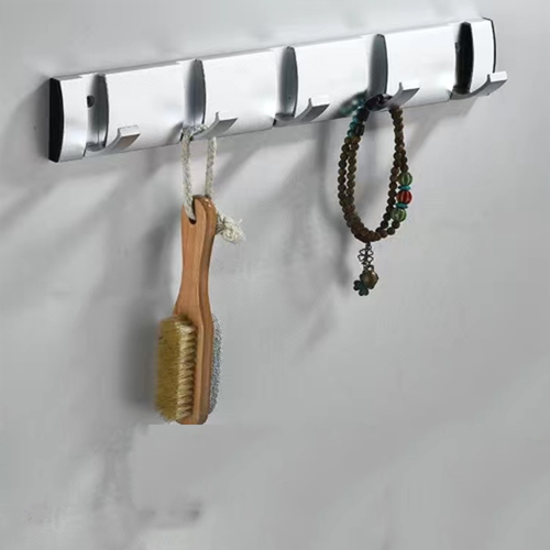 Coat Hooks Wall Mounted Rack Clothes Hanger Towel Rail Heavy Duty Foldable Hook - Picture 2 of 10