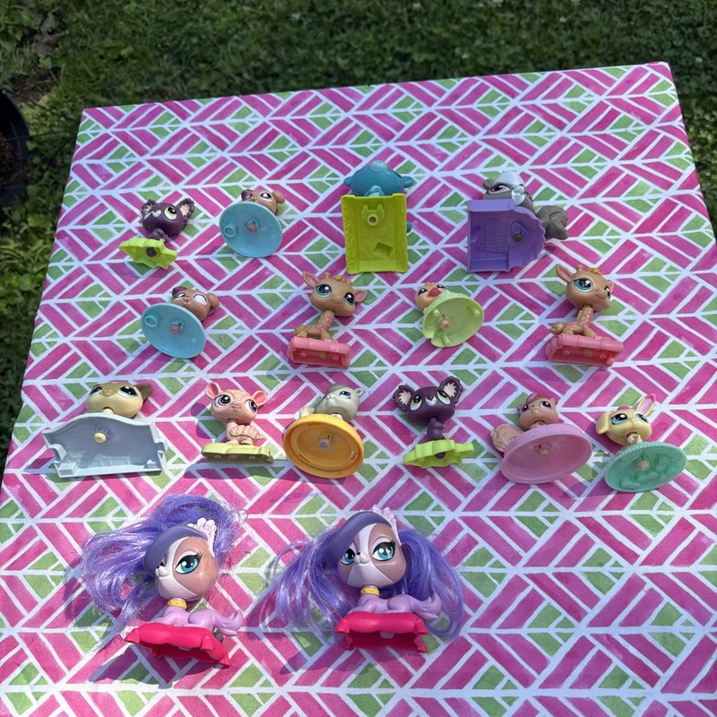 Littlest Pet Shop LPS McDonald's Happy Meal Collectible Figures and Toys Lot