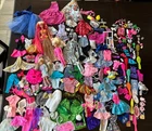 Huge Lot Of Vintage Barbie Clothing And Accessories & 3 Barbies 1990’s