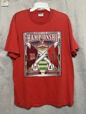 Vtg Anaheim Angels 2002 American League Championship T Shirt XL Authentic