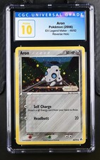 Pokémon Aron 2006 EX Legend Maker 48/92 Reverse Holo CGC PRISTINE 10 Pop 7 Swirl on eBay