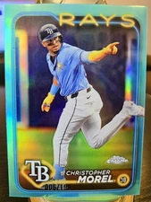 Christopher Morel- 2024 Topps Chrome Update Aqua Refractor /199 #USC3 TB Rays