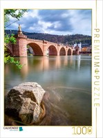 Calvendo Puzzle Old Bridge Heidelberg | 1000 Pieces, Finished Size 25.2 × 18.9 I