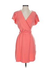 Nine West Women Orange Cocktail Dress S